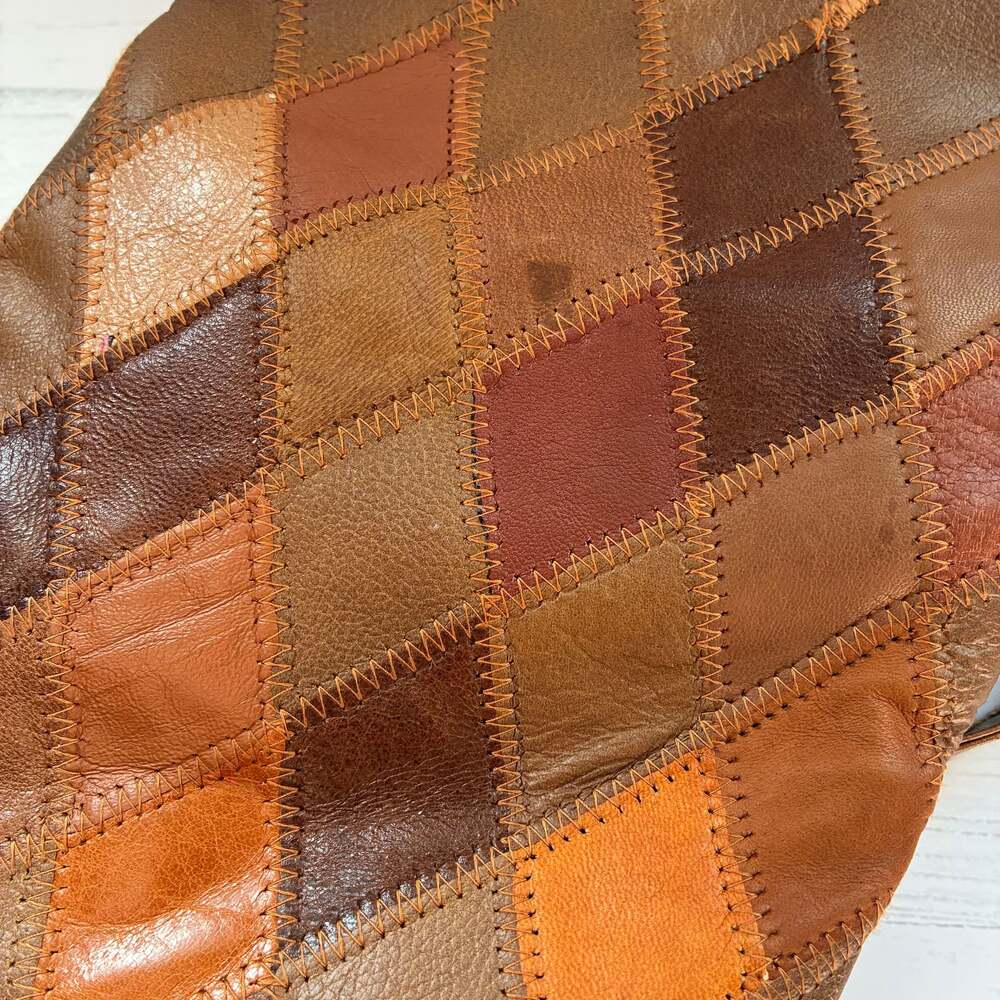 Vintage Patchwork Leather Bag - Picture 6 of 6